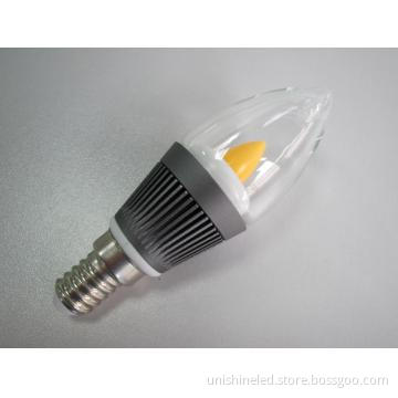 COB new design 3W e14 led candle bulb lamp